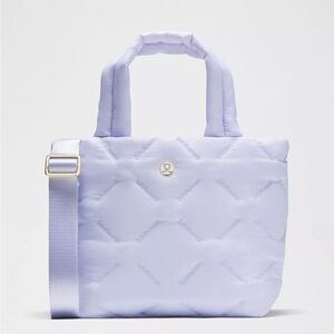 LuLulemon Quilty Pleasures Tote Bag
Mini Light Blue Quilted Shoulder Bag